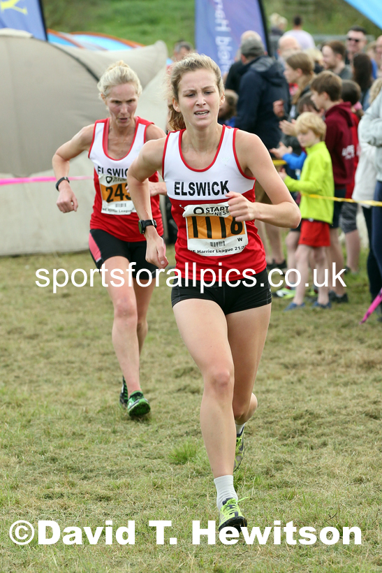 Senior womens 2021 North Eastern Harrier League, Druridge Bay. Photo: David T. Hewitson/Sports for All Pics